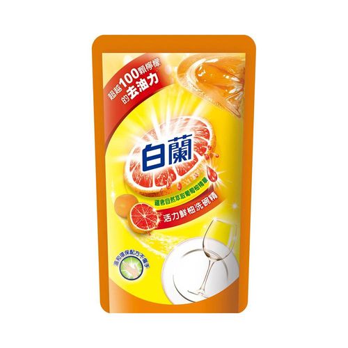 白蘭-全新動力鮮柚洗碗精(補)800g/袋