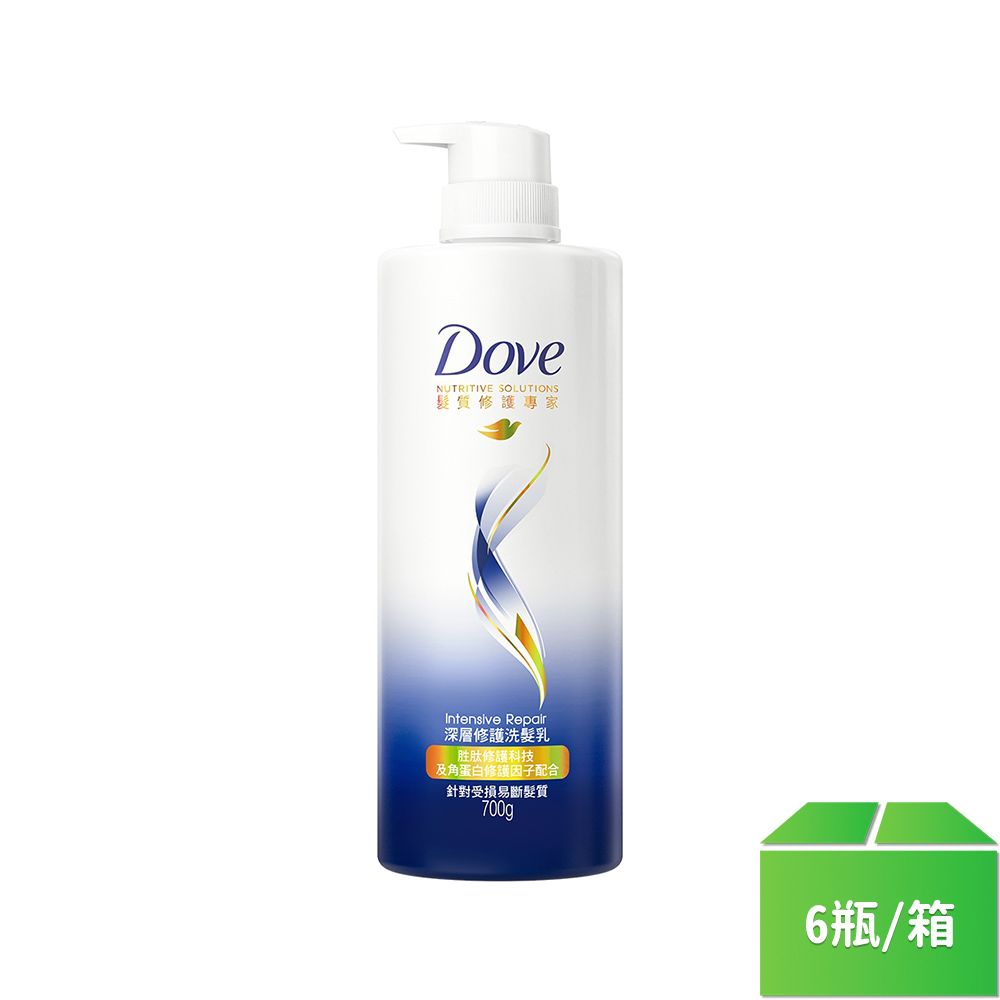 多芬-水潤玫瑰精華洗髮乳500ml/瓶6入/箱