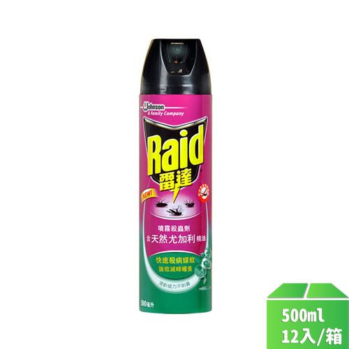 【雷達】噴霧殺蟲劑-尤加利500ml-12瓶/箱