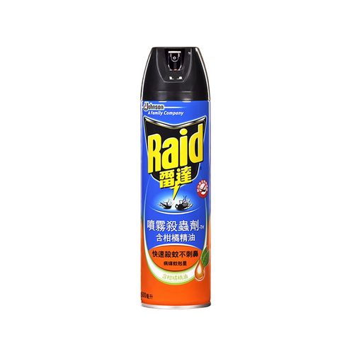 雷達-快速殺蚊噴霧殺蟲劑(柑橘)550ml/瓶