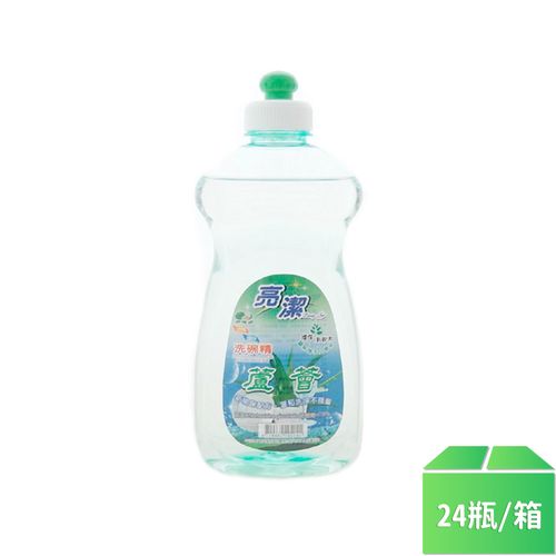 【亮潔】蘆薈抗菌去味洗碗精(檸檬香)500cc-24瓶/箱