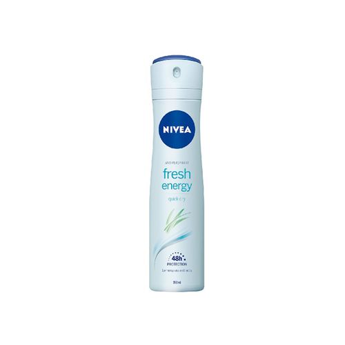 【NIVEA 妮維雅】止汗爽身噴霧-清新舒涼150ml/瓶