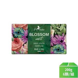 【義大利Florinda】花藝香氛皂-木質麝香200g-6顆/組
