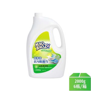 【毛寶兔】超檸檬浴廁去污除菌清潔劑重裝瓶2000g-6瓶/箱