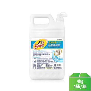 【毛寶S】除垢防霉浴廁清潔劑(花果香)4kg-4桶/箱