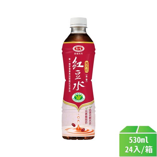 【愛之味】紅豆水530ml-24瓶/箱