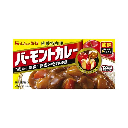 【天廚】佛蒙特咖哩(甜)230g/盒