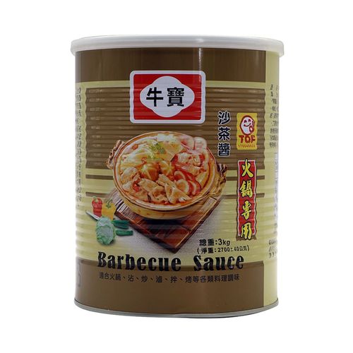 【牛寶】沙茶火鍋醬2.7kg/罐