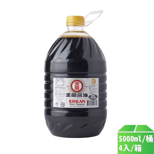 【金蘭】醬油5000ml-4桶/箱