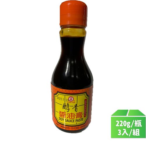 【工研】醇香醬油膏220g-3瓶/組