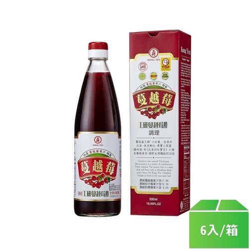 【工研】健康蔓越莓醋590ml-6瓶/箱