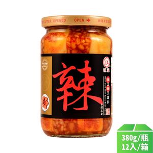 【江記】元氣辣豆瓣豆腐乳380g-12瓶/箱