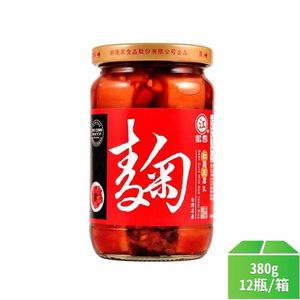 【江記】元氣紅麴豆腐乳380g-12瓶/箱