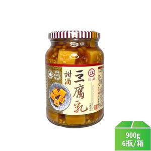 【江記】甜酒豆腐乳(大)900g-6瓶/箱