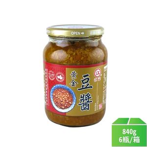 【江記】陳年豆醬2斤(大)840g-6瓶/箱