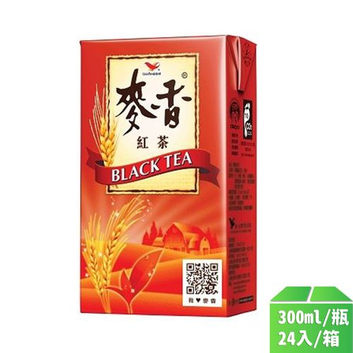【統一】麥香紅茶300ml-24瓶/箱