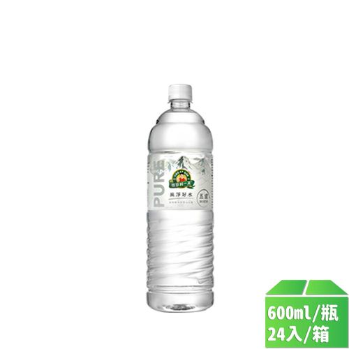 【得意的一天】健康純水600ml-24瓶/箱