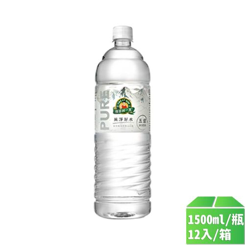 【得意的一天】健康純水1500ml-12瓶/箱