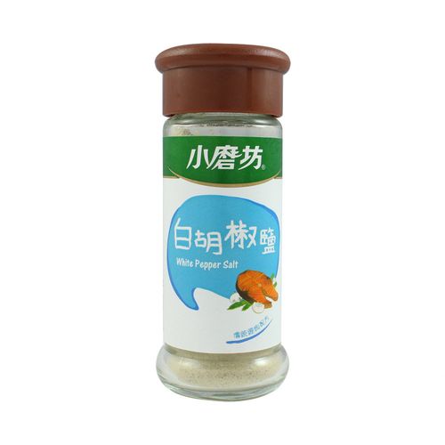 【小磨坊】白胡椒鹽40g/瓶