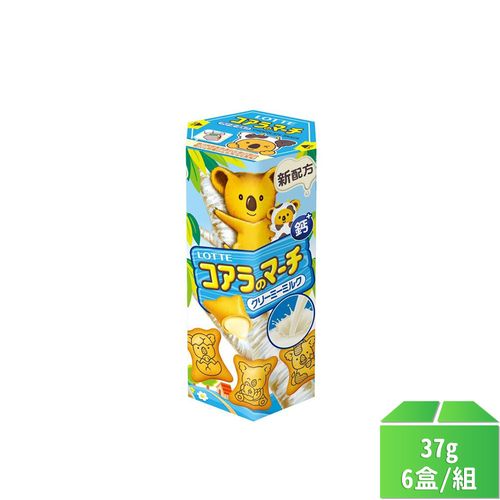 【樂天】小熊餅乾牛奶37g-6盒/組