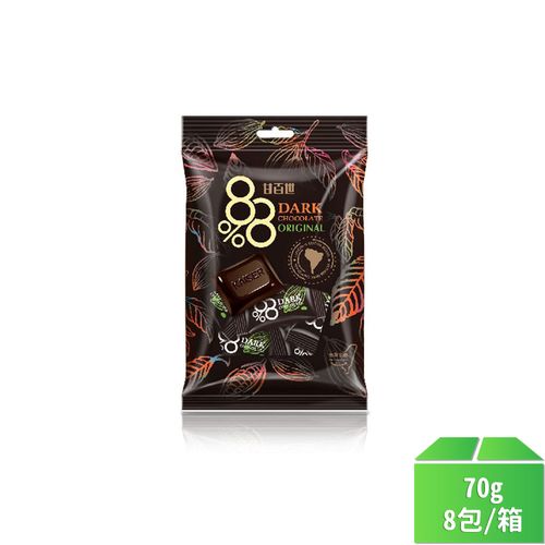 【甘百世】 88%黑巧克力70g-8包/箱