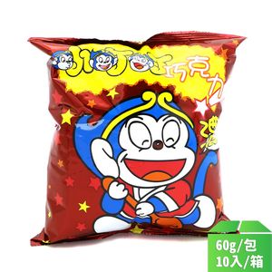 【大同國際】小叮噹巧克力玉米酥60g-10包/箱