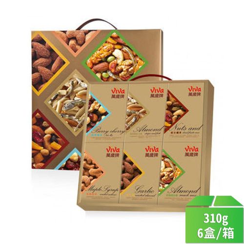 【萬歲牌】堅果禮盒310g-6盒/箱