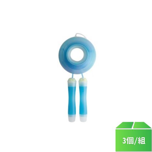 【SONIC】QX-2820 甜甜圈培林收納跳繩(藍)-3個/組