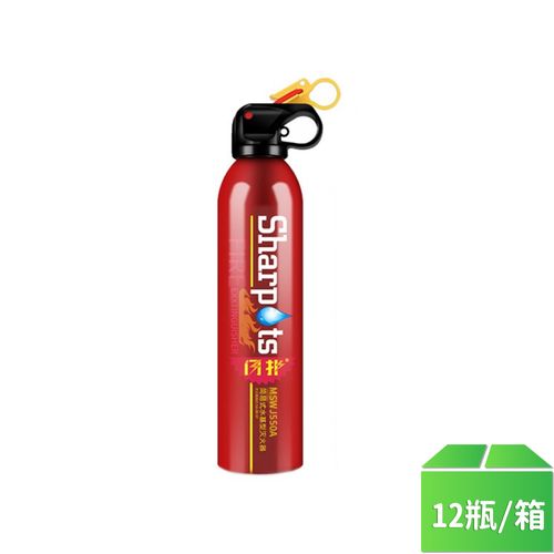 【DREAMCATCHER】車用水基型滅火器530-550ml(紅色)-12瓶/箱